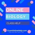 Online Biology Class Help