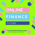 Online Finance Tutors