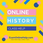Online History Class Help