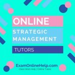 Online Strategic Management Tutors