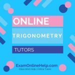 Online Trigonometry Tutors