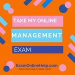 Take My Online Management Exam
