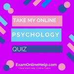 Take My Online Psychology Exam