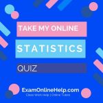Take My Online Statistics Exam