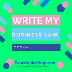 Write My Business Law Essay