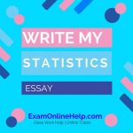 Write My Statistics Essay